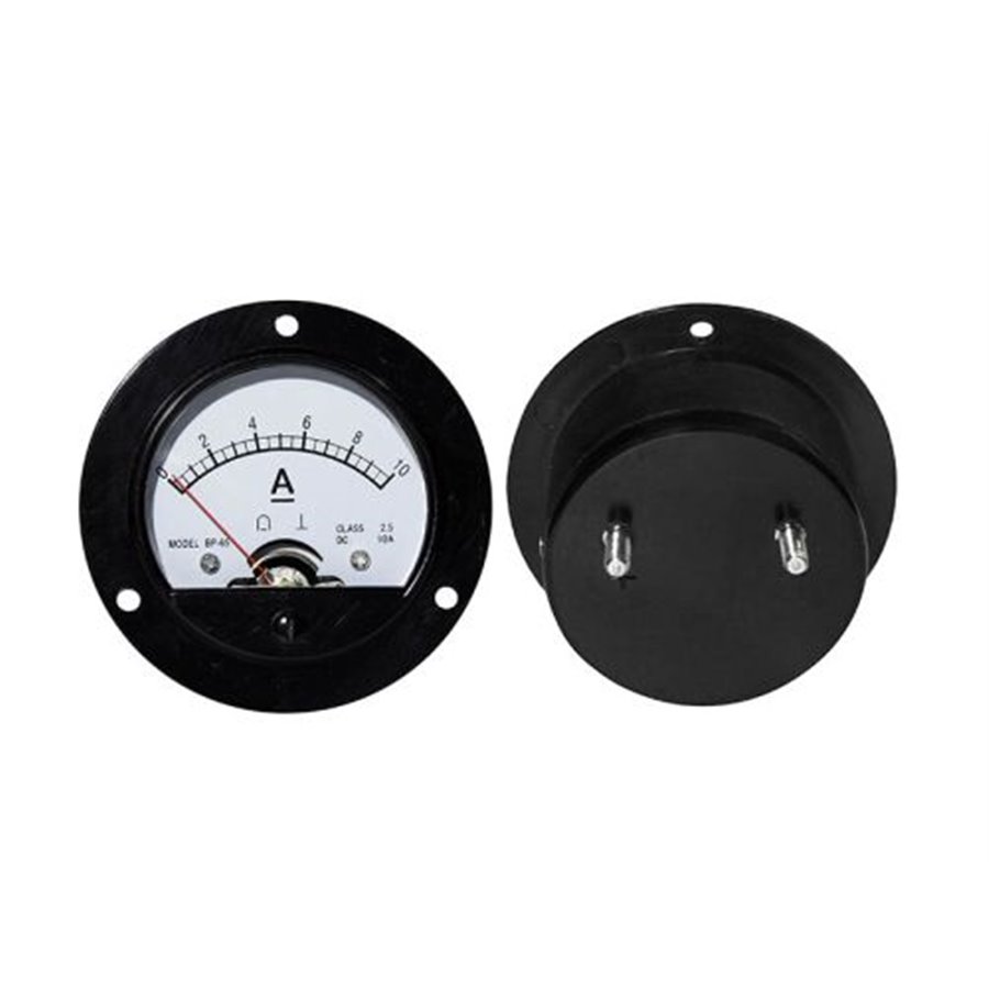 AMPÉRMETER analógový 10A okrúhly