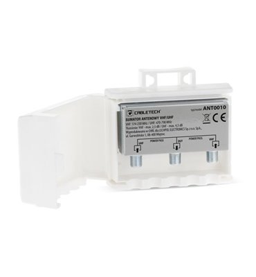 Anténny zlučovač-sumator VHF/UHF power pass