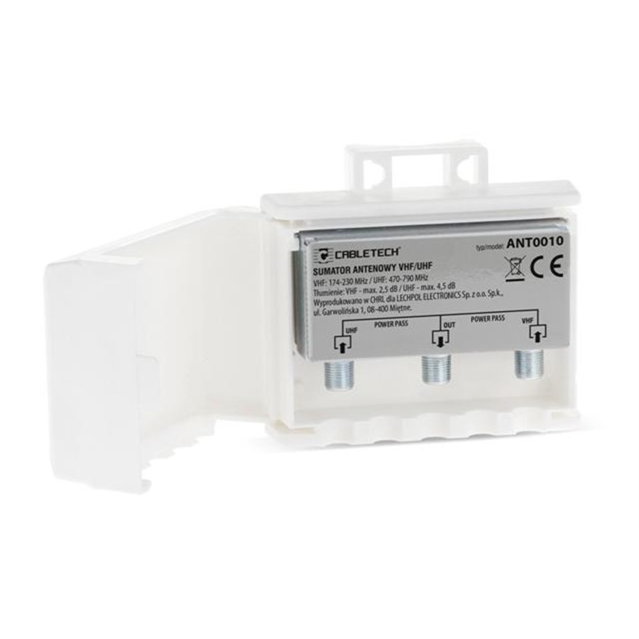 Anténny zlučovač-sumator VHF/UHF power pass