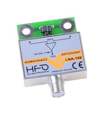 Anténny zosilňovač LNA-169 tienený 25dB HFO