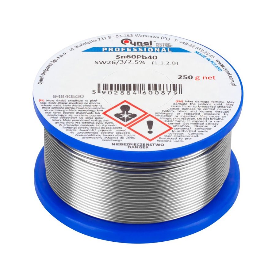 Cín 1,0mm/250g  CYNEL
