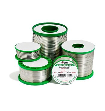 Cín 1,0mm/250g  CYNEL Sn99,3Cu0,7 bezolovnatý