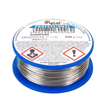 Cín 2,5mm/100g CYNEL