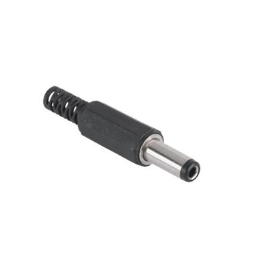 DC konektor zástrč. 2,5/5,5, 9mm
