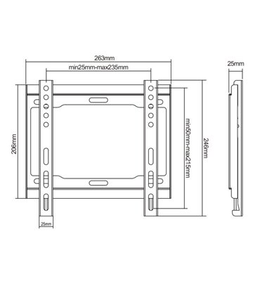 Držiak LED TV 13 - 42" LP34-22F čierny