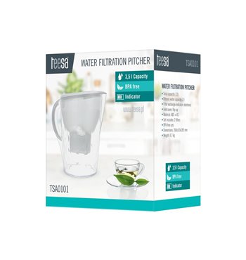 Filtračná kanvica 3,5l biela TEESA