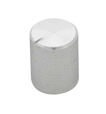 Gombík na potenciometer 6mm strieborný