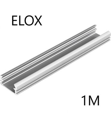 Hliníkový profil P2S k LED pásom 1m - eloxovaný