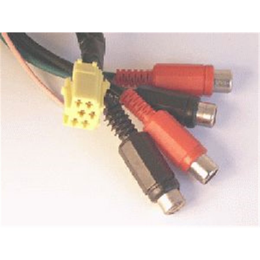 ISO Konektor 6 pin - redukcia 4xRCA