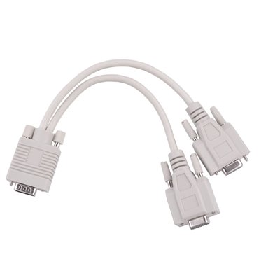 Kábel D-Sub,15PIN kolík - 2x D-Sub, 15PIN zásuvka, VGA, SVGA, XG