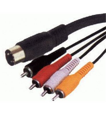 Kábel DIN5 - RCA 4x, 1,8m