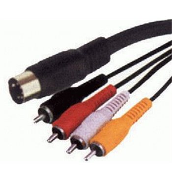 Kábel DIN5 - RCA 4x, 1,8m
