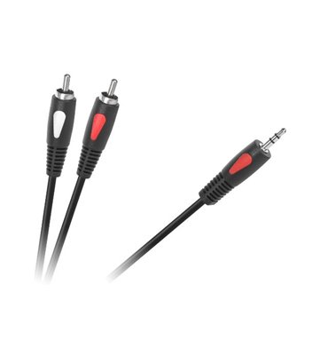 Kábel Jack 3,5mm - RCA 2x, 1,8m Eco-line
