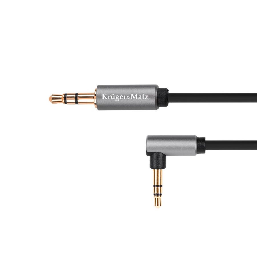 Kábel Jack 3,5mm rohový - Jack 3,5mm, 1,8m Kruger&Matz Basic