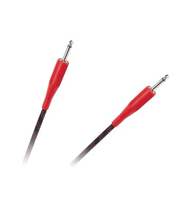 Kábel Jack 6,3mm - Jack 6,3 mono, 3m HQ