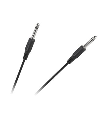 Kábel Jack 6,3mm - Jack 6,3, mono 1m