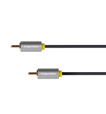 Kábel RCA 1x - RCA 1x, 0,5m Kruger&Matz Basic