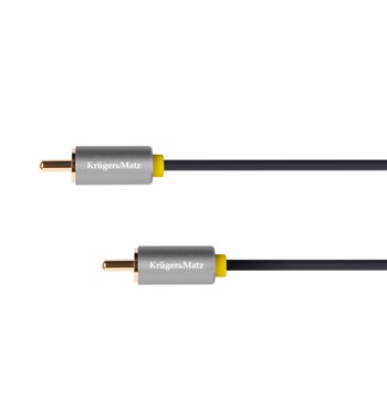 Kábel RCA 1x - RCA 1x, 0,5m Kruger&Matz Basic