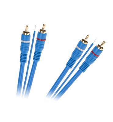 Kábel RCA 2x + RCA 2x + žila, 5m (remote)