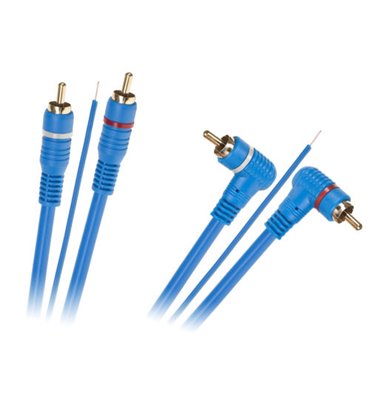 Kábel RCA 2x - RCA 2x + žila, 5m roh/rov (remote)