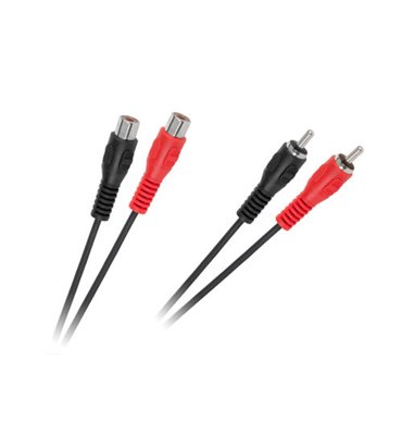 Kábel RCA 2x - RCA 2x predlžovací, 5m