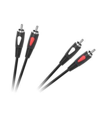 Kábel RCA 2x - RCA 2x, 10m Eco-line
