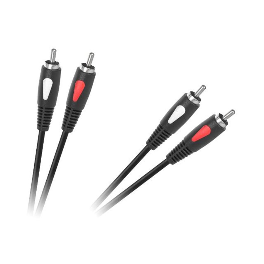 Kábel RCA 2x - RCA 2x, 10m  Eco-line