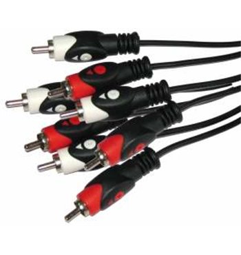 Kábel RCA 4x - RCA 4x, 1,8m HQ