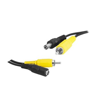 Kábel RCA+DC zásuvka - RCA+DC zástrčka 20m