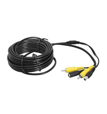 Kábel RCA+DC zásuvka - RCA+DC zástrčka 20m