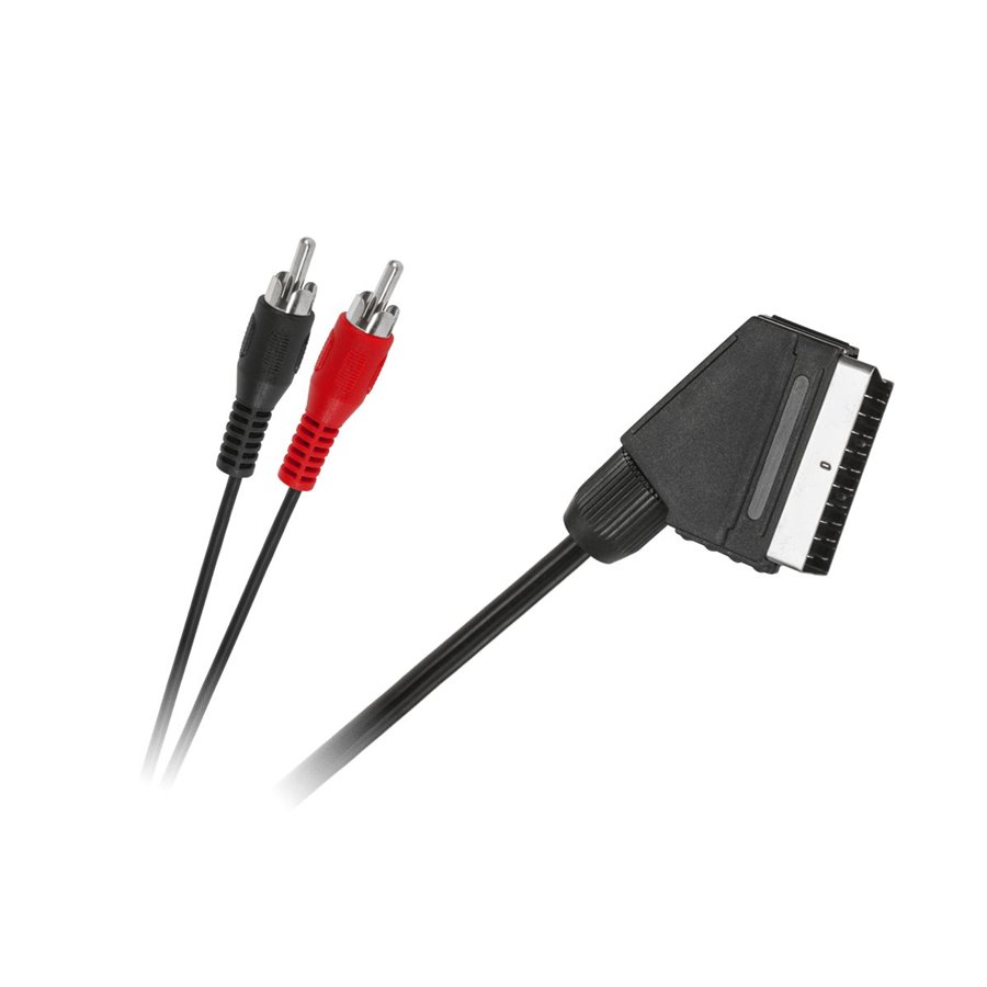 Kábel SCART - RCA 2x, 5m