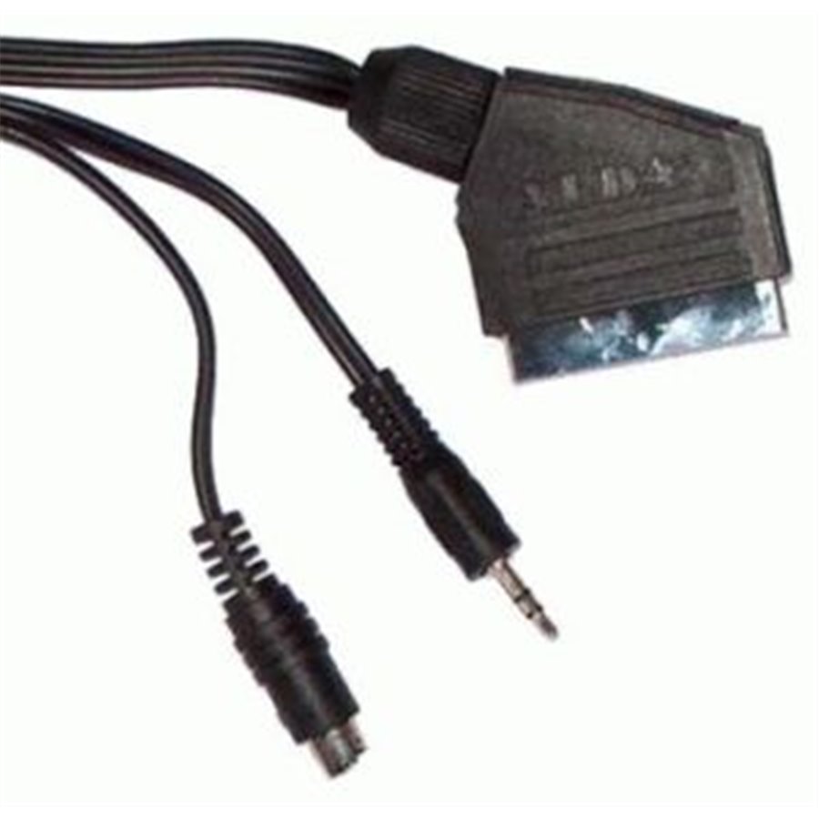 Kábel SCART-SVHS + Jack 3,5mm,  10m