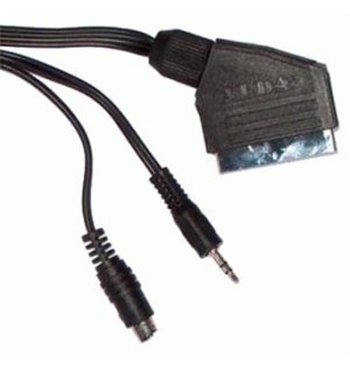 Kábel SCART-SVHS + Jack 3,5mm,  10m