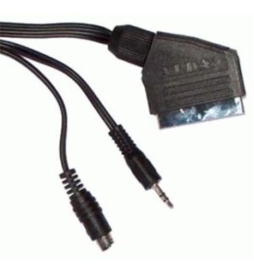 Kábel SCART-SVHS + Jack 3,5mm, 15m