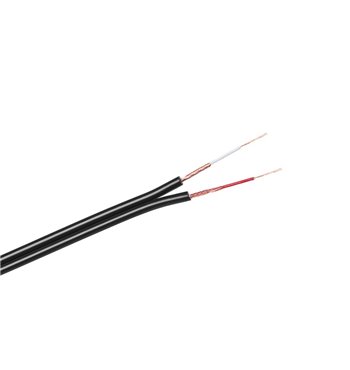Kábel tienený 2x4mm(100m) čierny