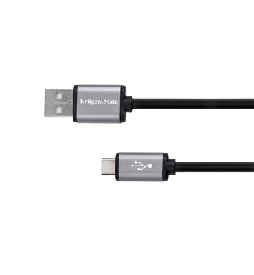 Kábel USB - USB typ C 1,8m  Kruger&Matz Basic