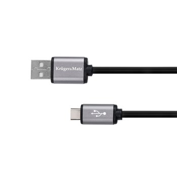 Kábel USB - USB typ C 1,8m  Kruger&Matz Basic