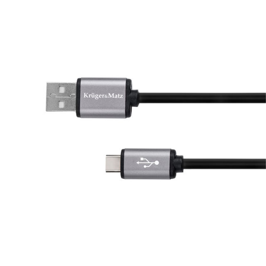 Kábel USB - USB typ C 1m  Kruger&Matz Basic