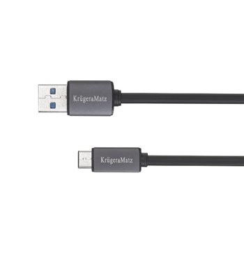 Kábel USB 3.0V - USB typ C 5G 0,5m  Kruger&Matz