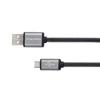 Kábel USB A - micro USB 1,8m Kruger&Matz