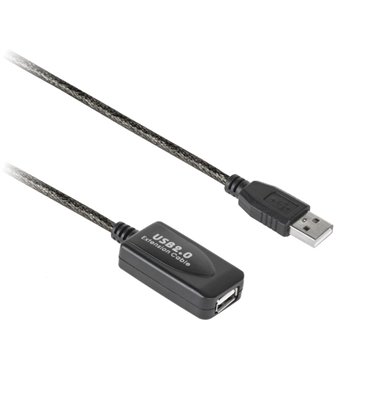 Kábel USB A predlžovací aktívny, 10m