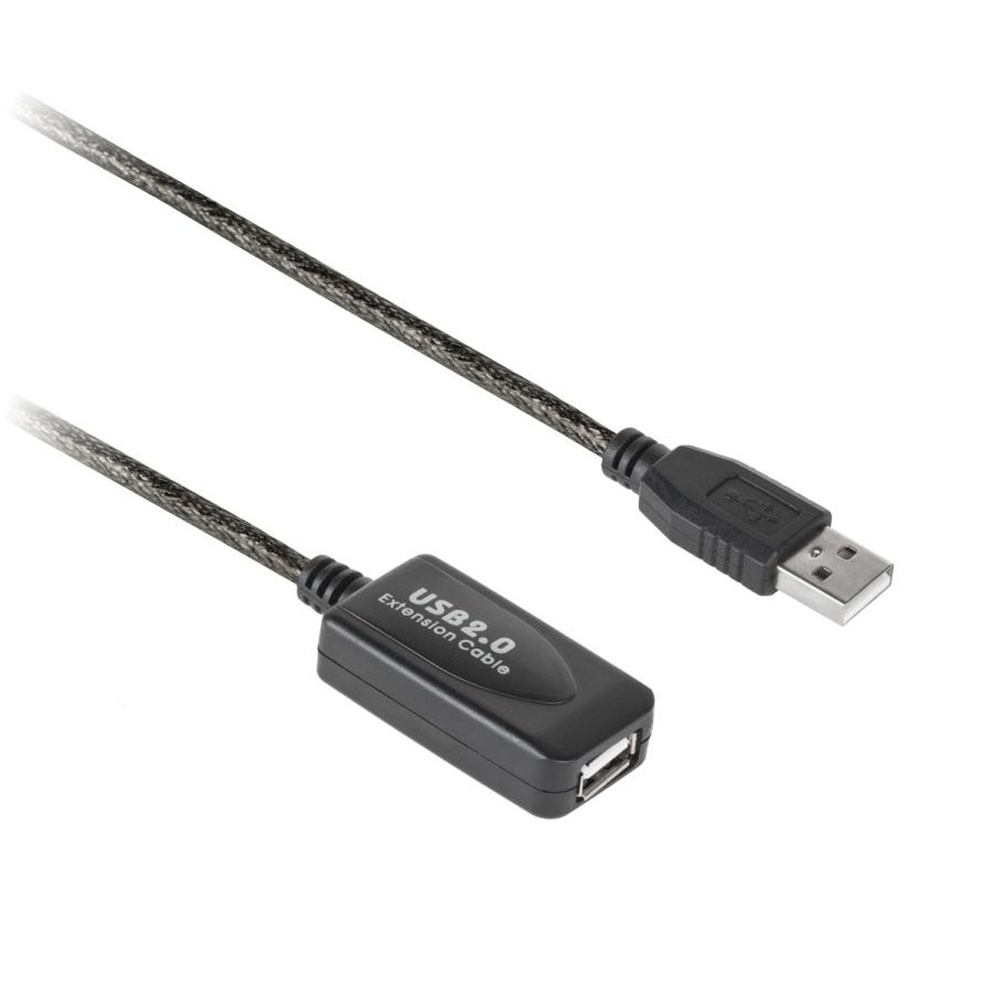 Kábel USB A predlžovací aktívny, 10m
