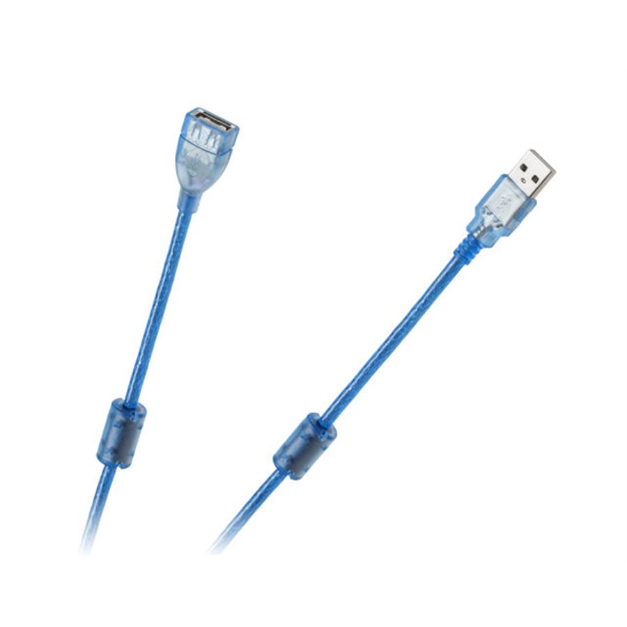 Kábel USB A predlžovací, 5m + filtre