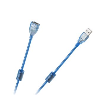 Kábel USB A predlžovací, 5m + filtre
