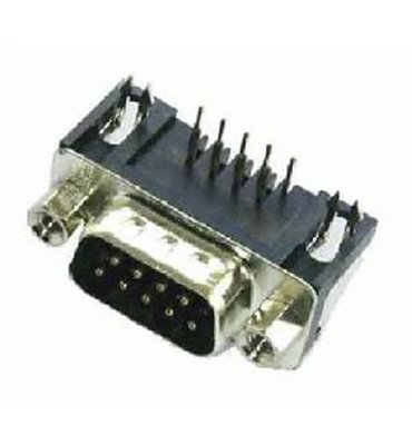 Konektor D-Sub, 9PIN, kolík DPS, 90st