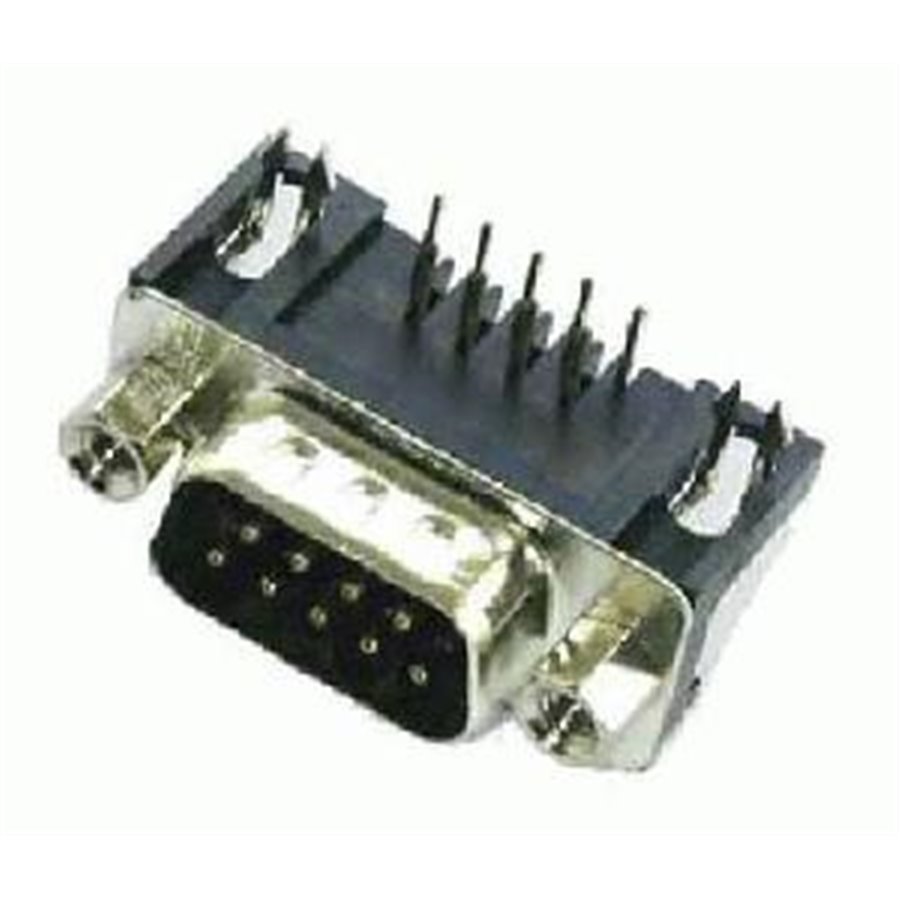Konektor D-Sub, 9PIN, kolík DPS, 90st