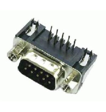 Konektor D-Sub, 9PIN, kolík DPS, 90st