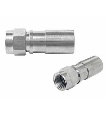 Konektor F RG6U (6,8mm) kompresný
