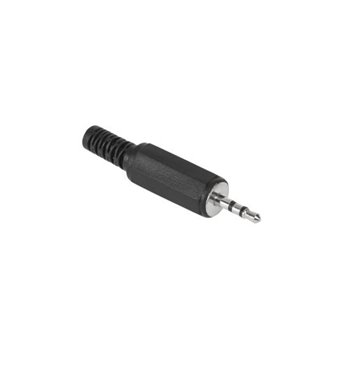 Konektor Jack 2,5mm stereo plast.