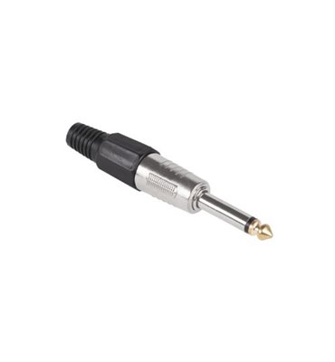 Konektor Jack 6,3mm HQ mono čierny
